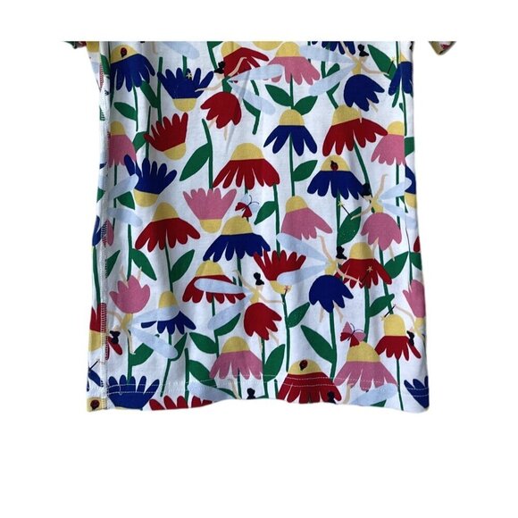 Hanna Andersson Girls Pajamas Set Sz 12 Fairy Flower Short Sleeve Summer Cotton - Picture 7 of 11